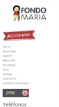 Mobile Screenshot of fondomaria.org